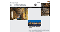 Desktop Screenshot of chateaudefontainebleau.fr